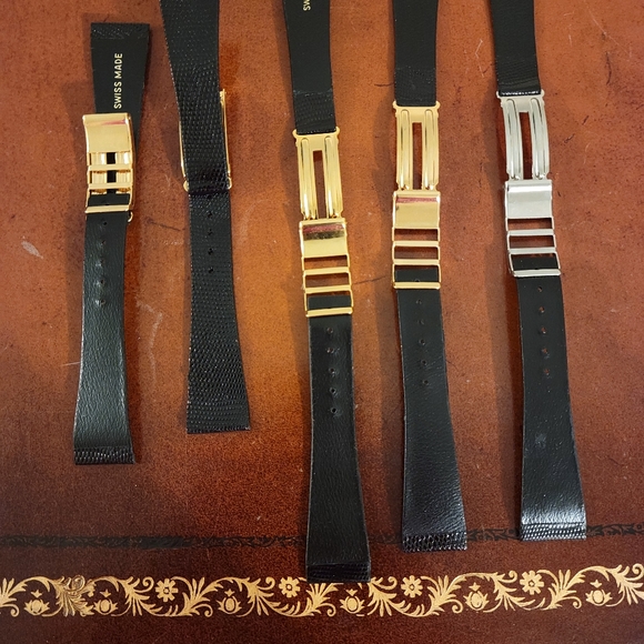 Vintage/New Swiss Made Genuine Lizzard Deployment Buckle 20mm - Picture 9 of 9